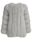 Straight Rows Long Coat
