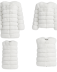 Detachable Long Coat - Natural White