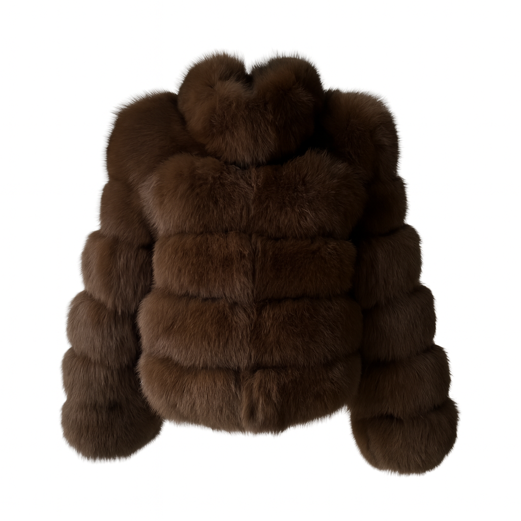 Luxury Women Real Fur Bubble Collar Coat – Dolcie London