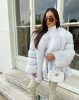 Straight Rows Long Coat
