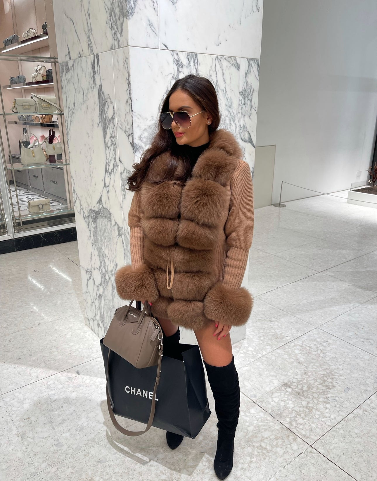 Cardigan with Collar Cuffs - Main Image