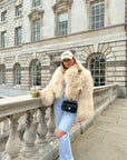 Mongolian Cropped Collar Coat