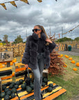 5 Rows Collar Coat