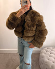 Bubble Cropped Coat