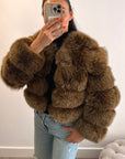Bubble Cropped Coat