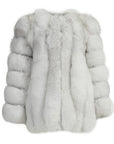 Straight Rows Long Coat