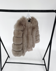 Straight Rows Long Coat