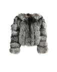 Straight Rows Cropped Coat
