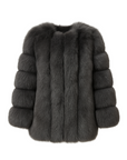 Straight Rows Long Coat