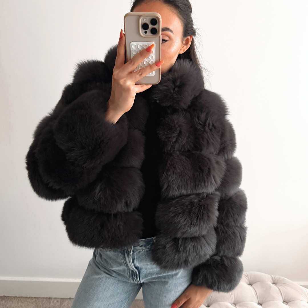 Bubble Collar Coat - UK8 | S | US4