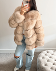 5 Rows Coat - Beige UK10 | M | US6