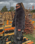 5 Rows Collar Coat