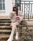 Bubble Cropped Coat