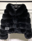 Hooded Cropped Coat