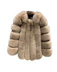 Straight Rows Long Coat