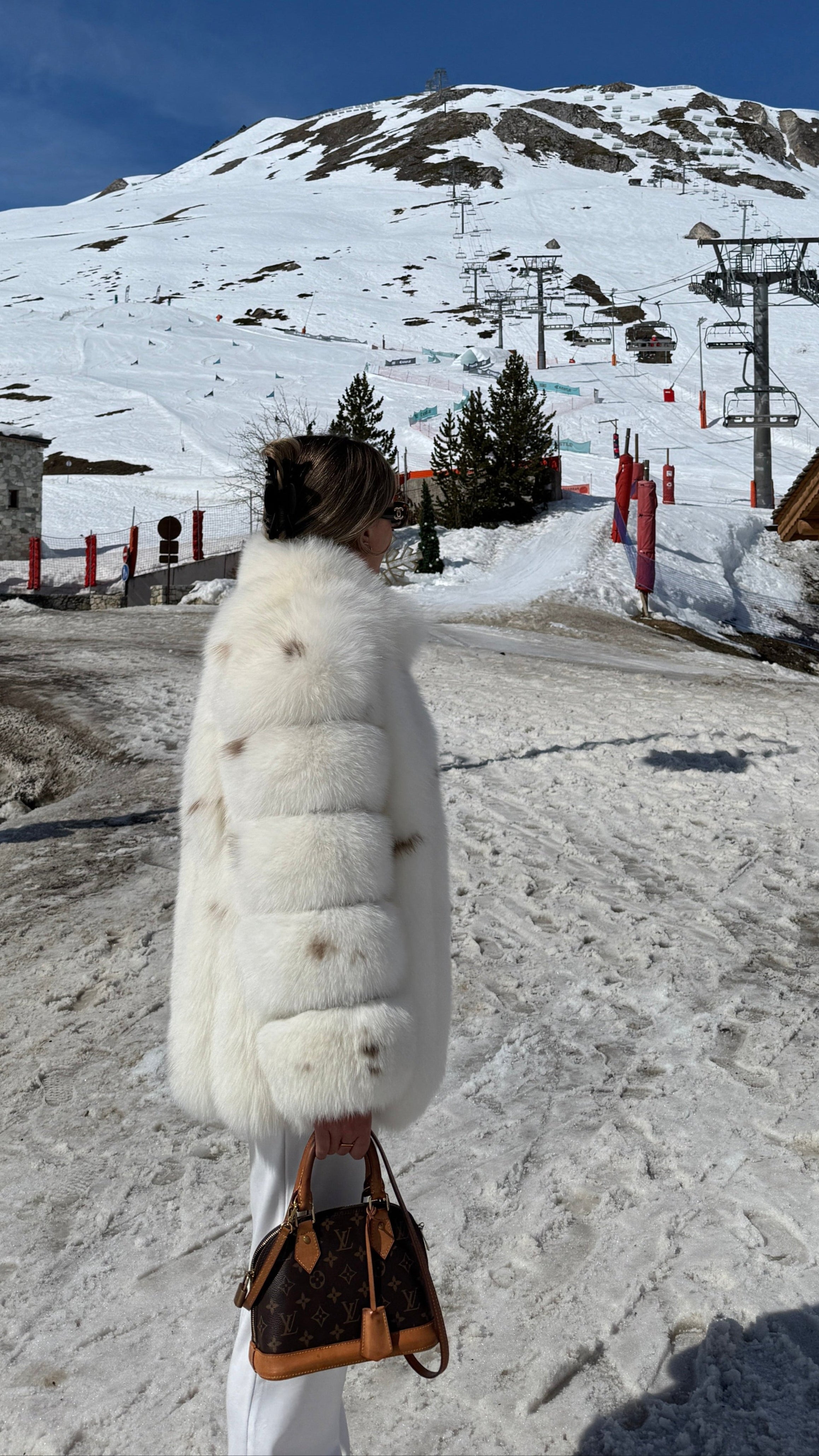 Loose fur coat【Ivory】ORGUE オルグ Loose fur coat【Ivory】ORGUE オルグ