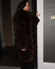 Overlap Long Collar Coat