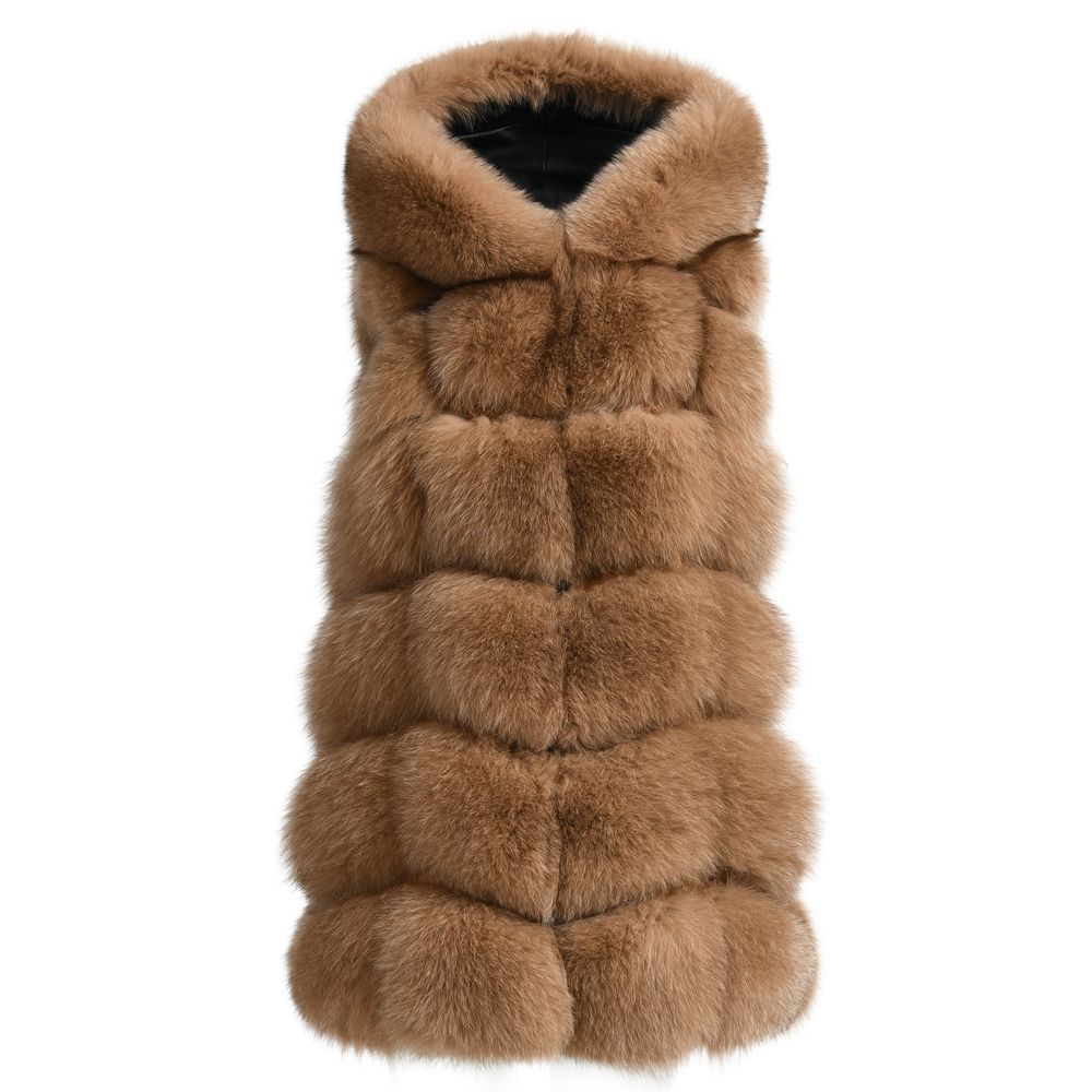 Overlap Hooded Gilet