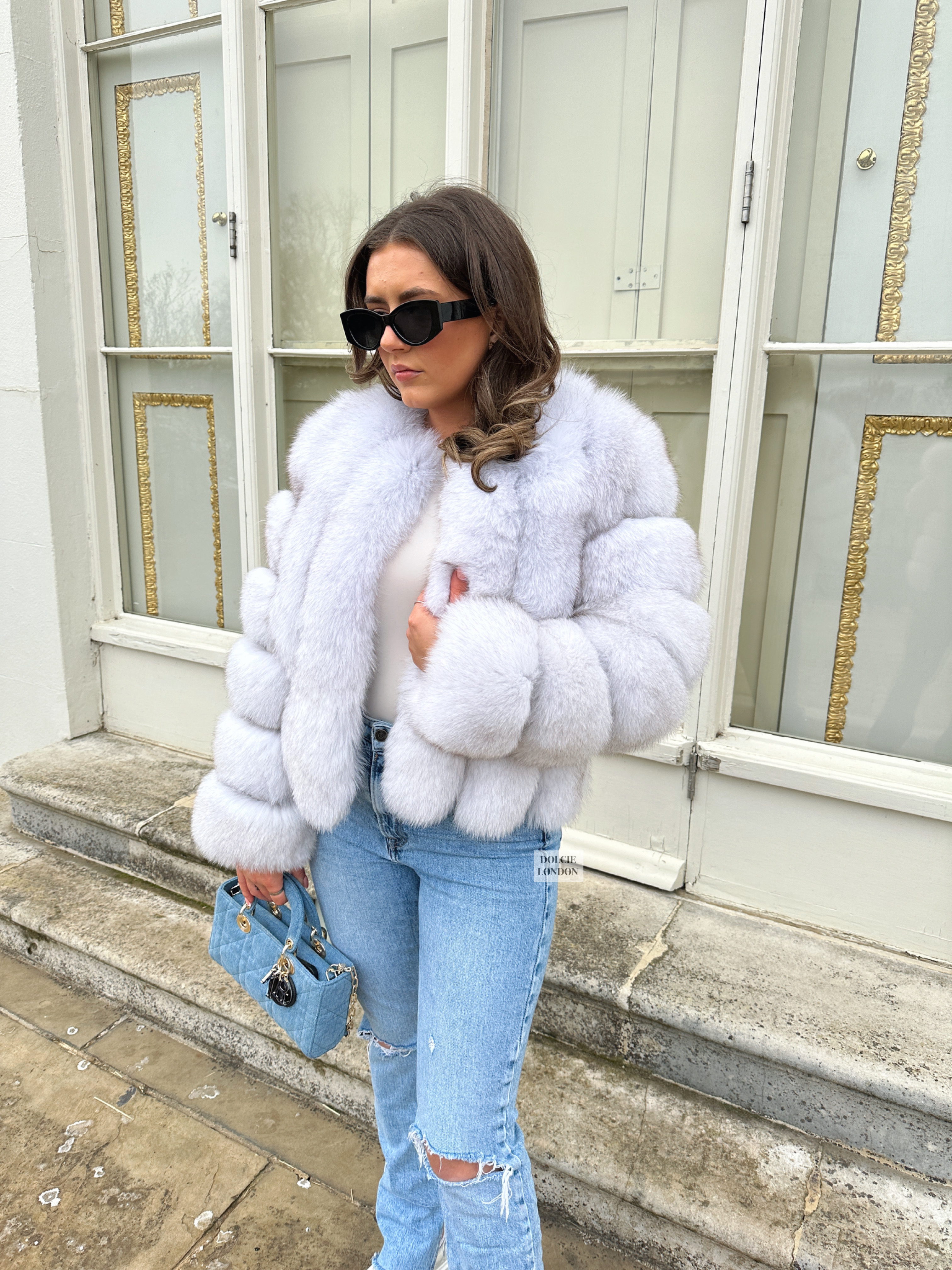 Straight Rows Cropped Coat