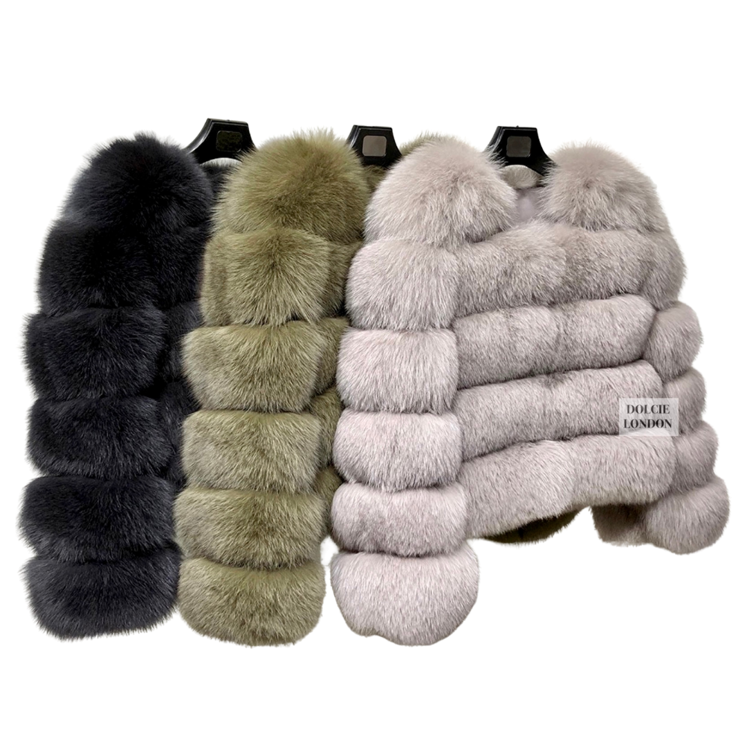 sheller pocket fur cocoon coat グレー pocket fur cocoon coat – shéller / シェリエ