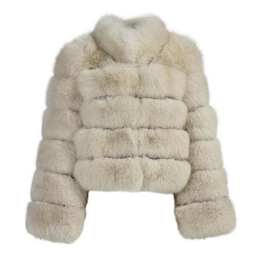 Bubble faux fur jacket hot sale